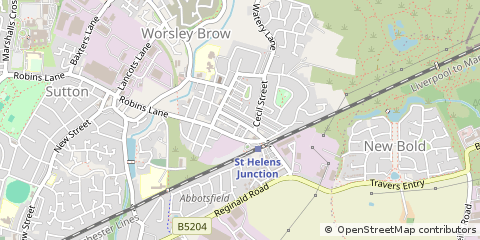 Map of ST. Helens