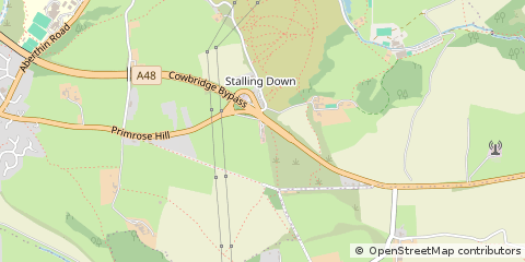 Map of Cowbridge