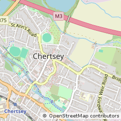 Map of Staines-Upon-Thames, Surrey