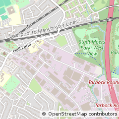 Map of Huyton, Merseyside