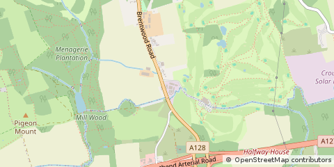 Map of Brentwood