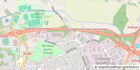 Map of Colchester, Essex