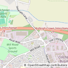 Map of Colchester, Essex