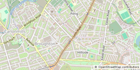 Map of Edinburgh, Midlothian