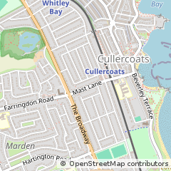 Map of North Shields