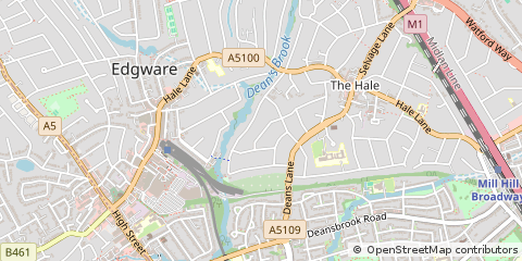 Map of Edgware