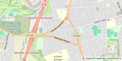 Map of Middlesbrough