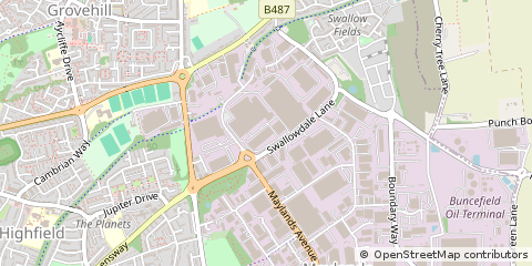 Map of Hemel Hempstead, Hertfordshire