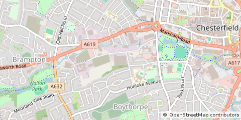 Map of Chesterfield
