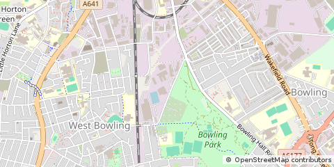 Map of West Yorkshire