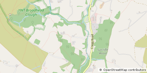 Map of Hebden Bridge, West Yorkshire