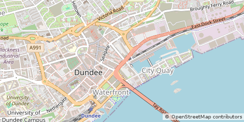 Map of Dundee