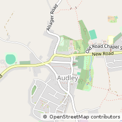 Map of Audley, Staffordshire