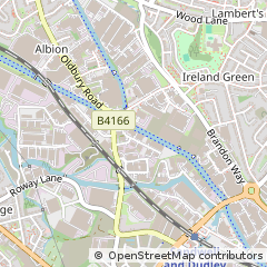 Map of West Bromwich