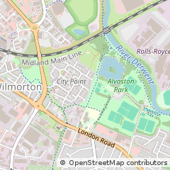 Map of Derby, Derbyshire
