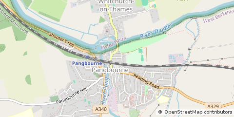 Map of Reading, Berkshire