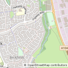 Map of Stockton-on-Tees