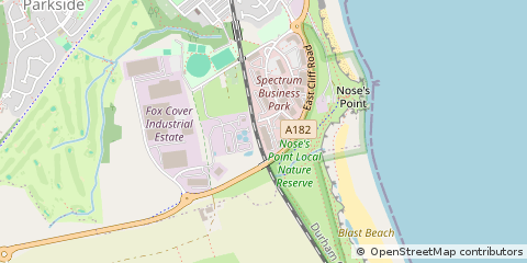 Map of Seaham