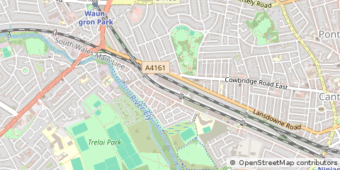 Map of Cardiff