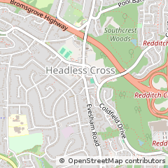 Map of Redditch