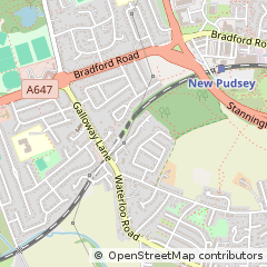 Map of Pudsey