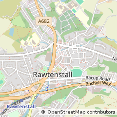 Map of Rossendale, Lancashire