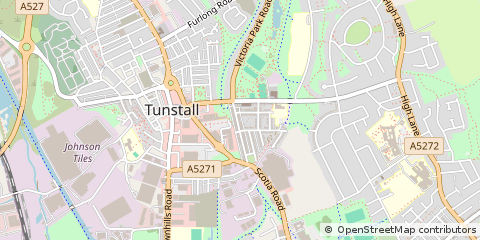 Map of Stoke-on-Trent