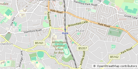 Map of Altrincham