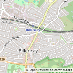 Map of Billericay, Essex