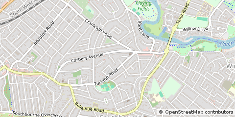 Map of Bournemouth