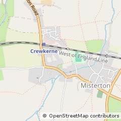 Map of Crewkerne, Somerset