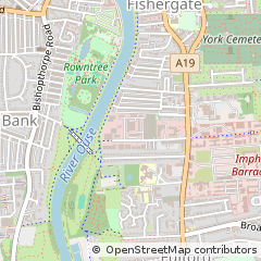 Map of York, North Yorkshire