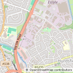 Map of Macclesfield, Cheshire