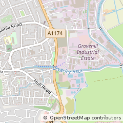 Map of Beverley, East Yorkshire