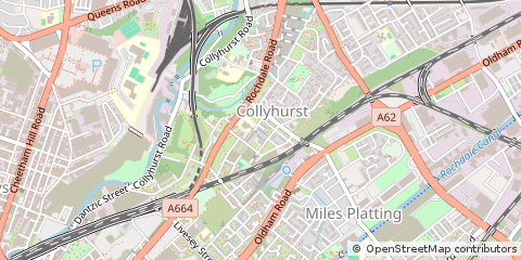 Map of Manchester