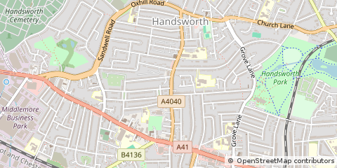 Map of Birmingham