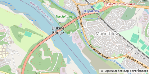 Map of Dunbartonshire