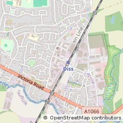 Map of Diss
