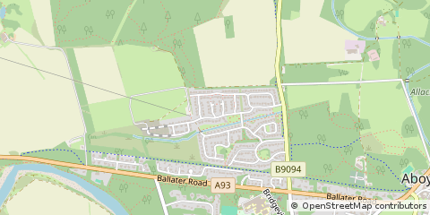 Map of Aboyne