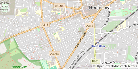 Map of Hounslow