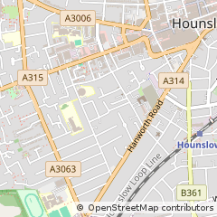 Map of Hounslow