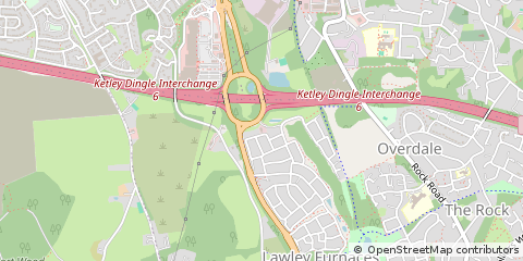 Map of Telford, Shropshire