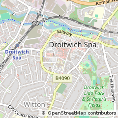 Map of Droitwich SPA, Worcestershire