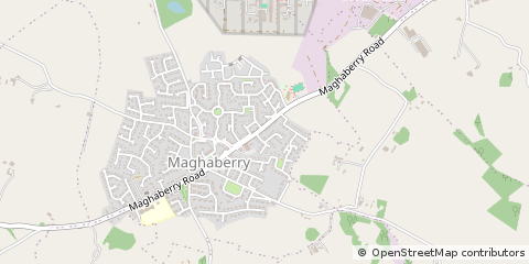 Map of Maghaberry, Lisburn