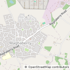 Map of Maghaberry, Lisburn