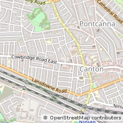 Map of Cardiff