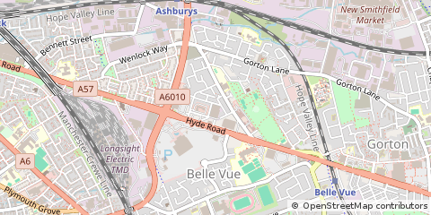 Map of Manchester