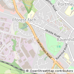 Map of Swansea