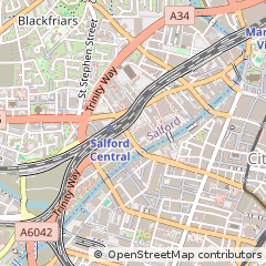 Map of Salford