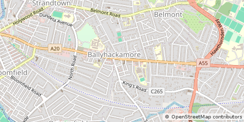 Map of Belfast